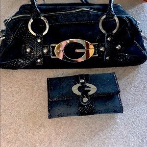 Guess purse and wallet